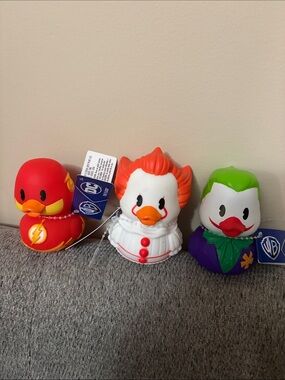 Warner Bros. Red, White & Green DC Character Rubber Duck Set